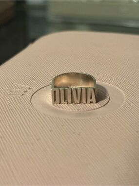 Olivia Sterling Silver Pinky Ring